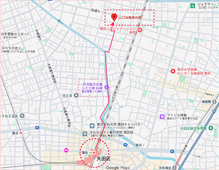 山口体験美術館地図