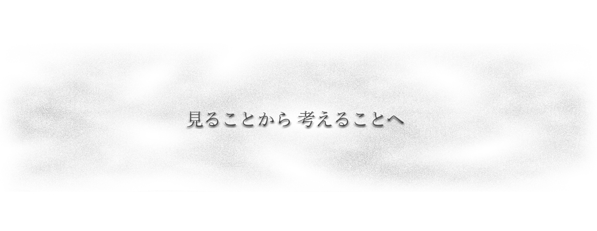 見ることから考えることへ